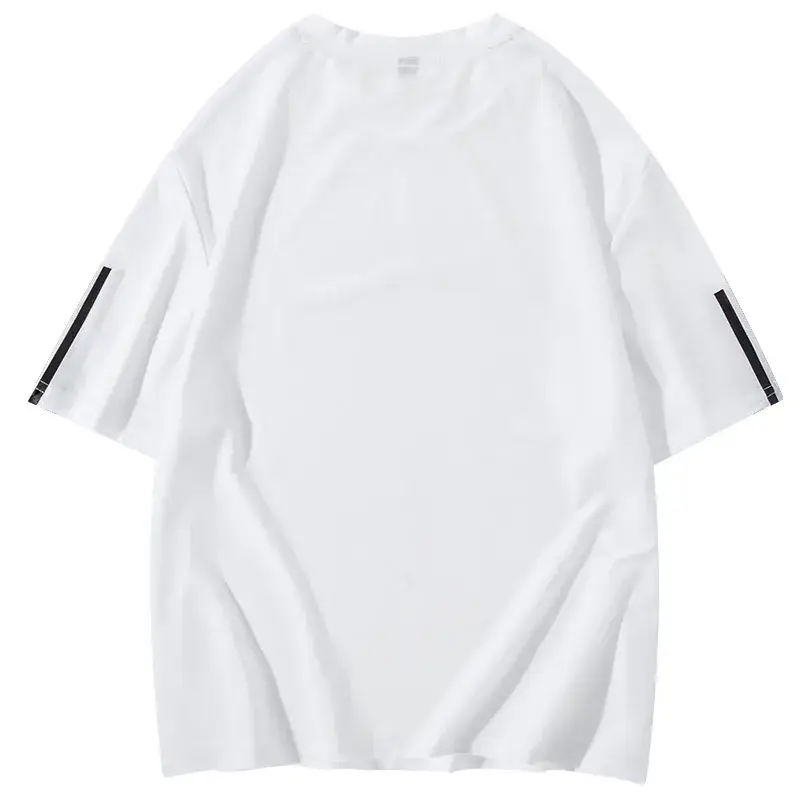 White Mesh Short Sleeve T-Shirt for Boys Summer Wear - Image 8