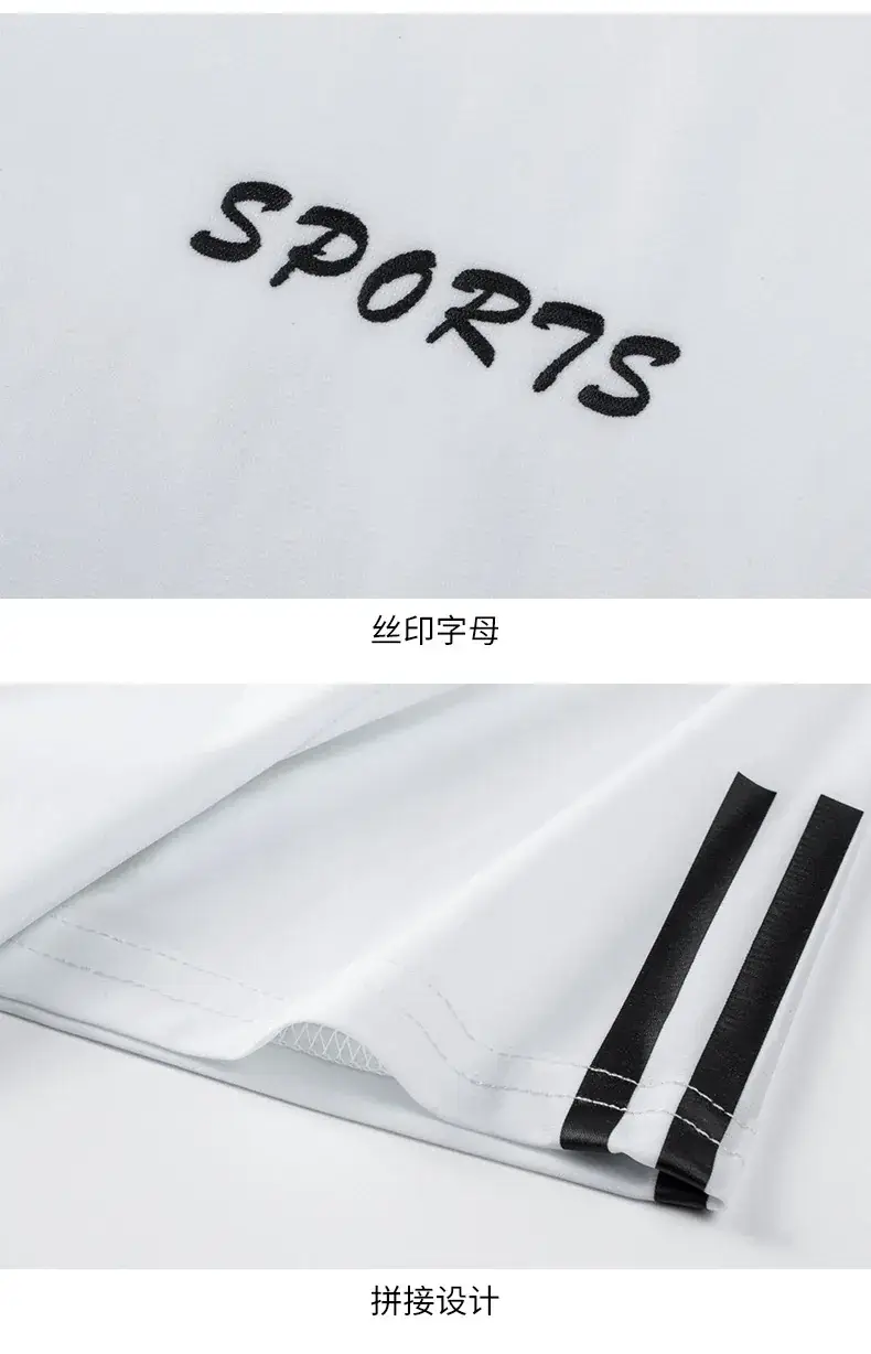 White Mesh Short Sleeve T-Shirt for Boys Summer Wear — feature 24