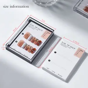 Clear Nail Art Storage Box High-Permeability Armor Display — feature 1