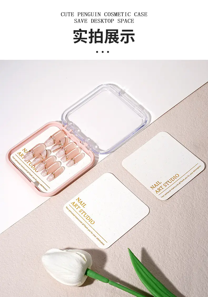 Clear Nail Art Storage Box High-Permeability Armor Display — feature 33