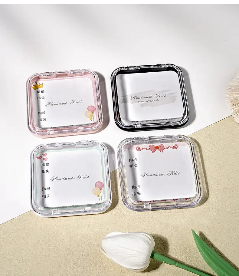Clear Nail Art Storage Box High-Permeability Armor Display — feature 34