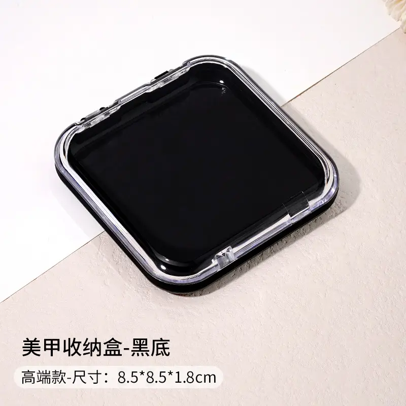 Clear Nail Art Storage Box High-Permeability Armor Display