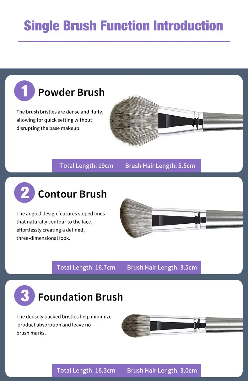 14 Pcs Makeup Brush Holder Set Green Leather β feature 16