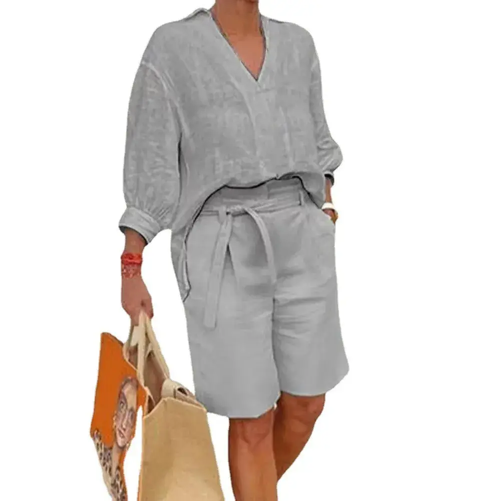 Pink Loose Two-Piece Women's Casual Suit 2024 - Image 3