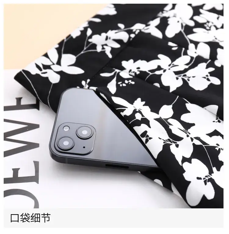 Women Floral Chiffon Skirt Mid Length 2023 — feature 35