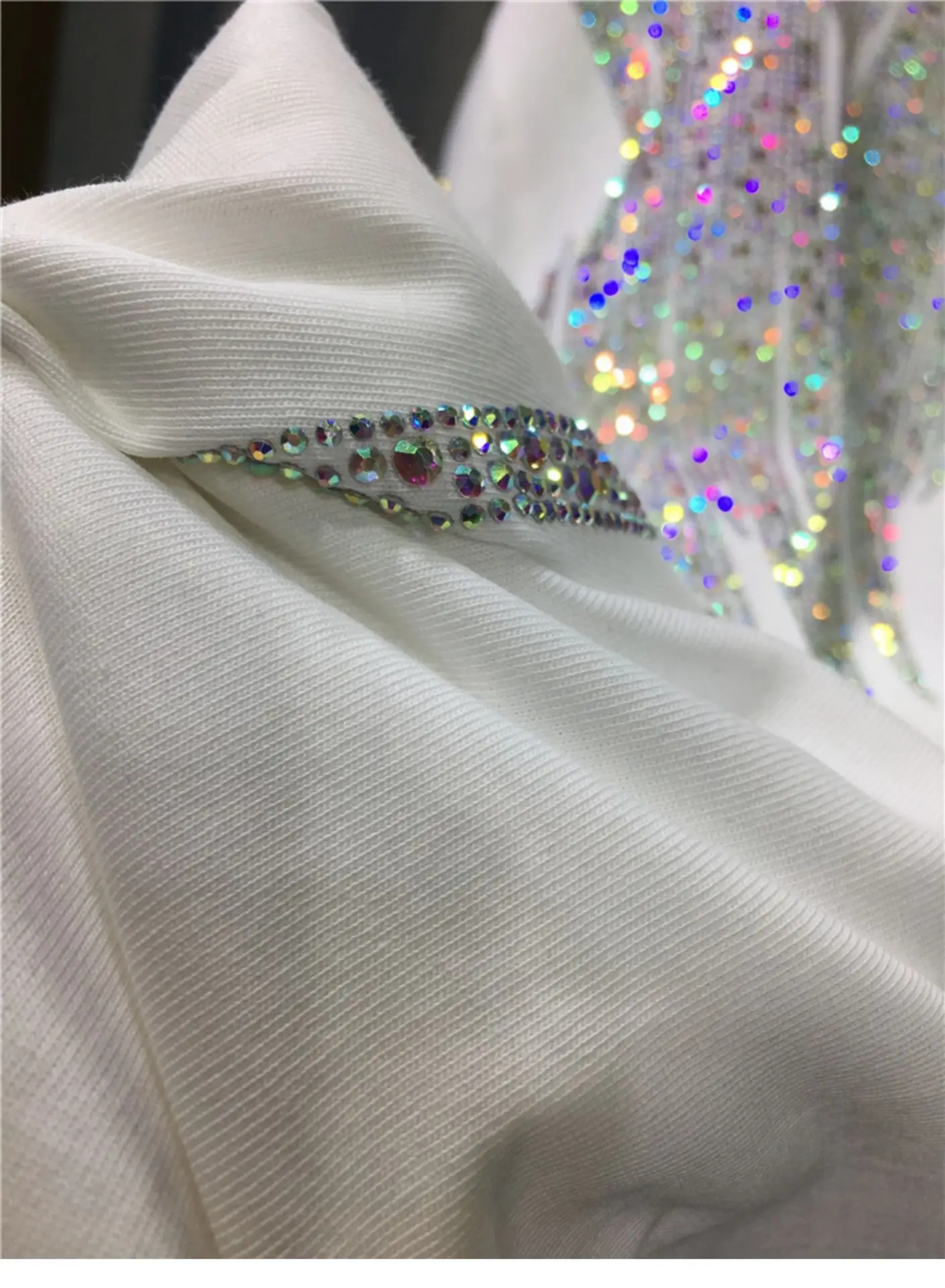 Heavy-Duty Rhinestone T-Shirt Extra Large Men Women — feature 23