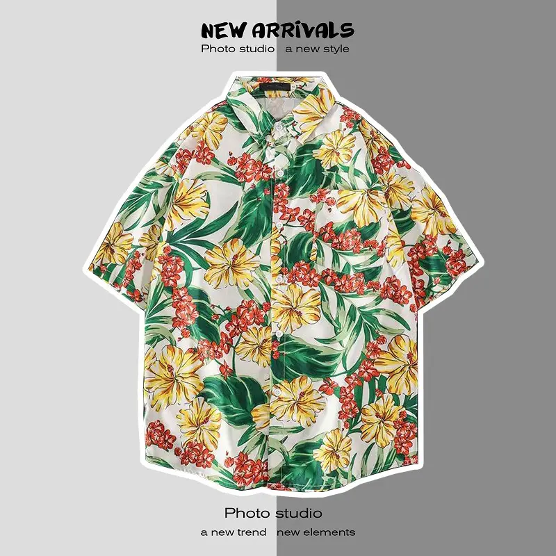 Men's Short Sleeve Printed Shirt Summer Wear — feature 10