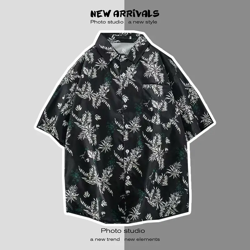 Men's Short Sleeve Printed Shirt Summer Wear — feature 18