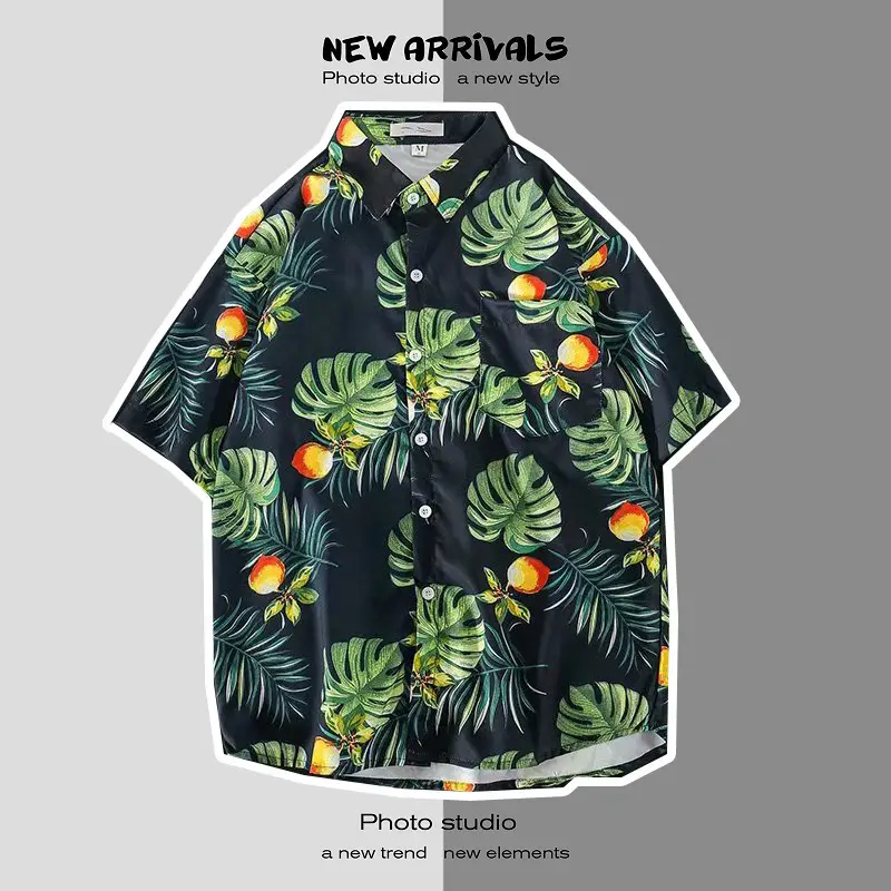 Men's Short Sleeve Printed Shirt Summer Wear — feature 31