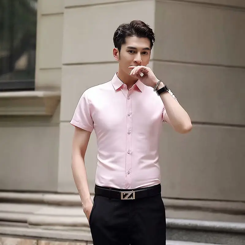 Men's Short Sleeve Printed Shirt Summer Wear - Image 39