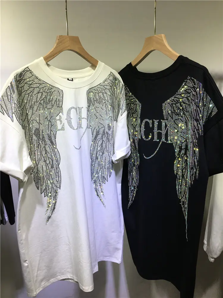Women Wings Heavy Duty T-Shirt Set White Black 150kg — feature 6