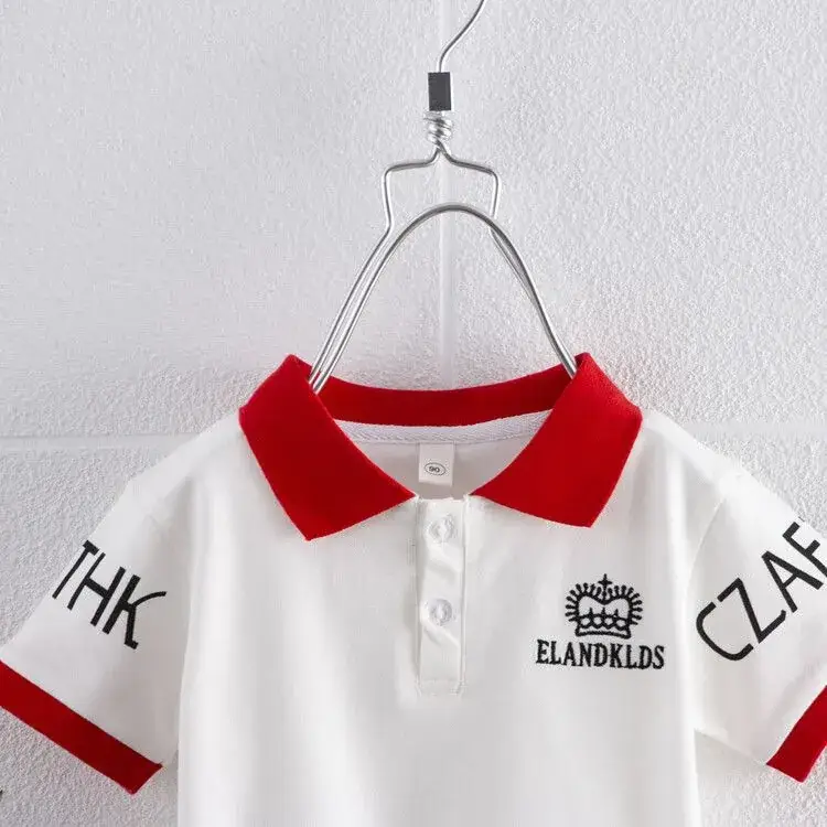 Children's Green Polo Shirt with Crown Logo - Image 4