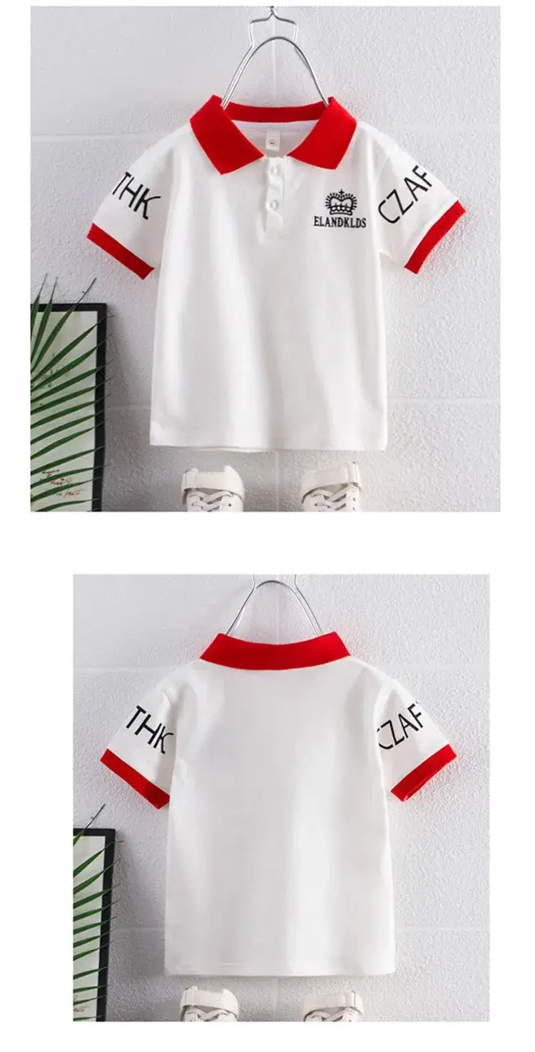 Children's Green Polo Shirt with Crown Logo — feature 4