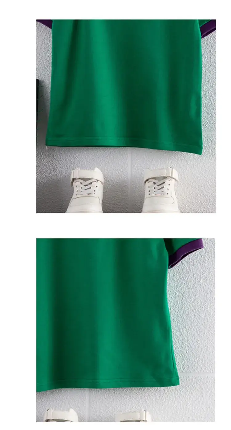 Children's Green Polo Shirt with Crown Logo — feature 9