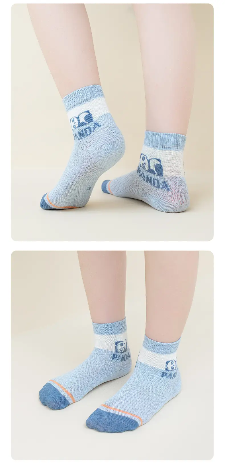 2025 Summer Kids Socks Ultra-Thin Mesh Cartoon Letters — feature 12