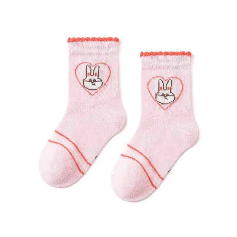 2025 Summer Kids Socks Ultra-Thin Mesh Cartoon Letters - Image 5