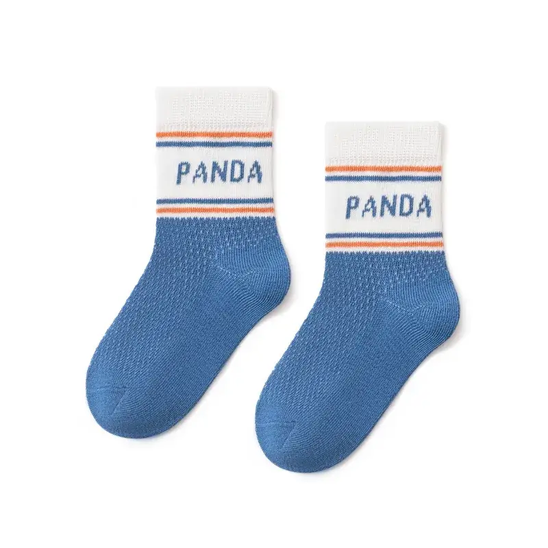 2025 Summer Kids Socks Ultra-Thin Mesh Cartoon Letters - Image 9
