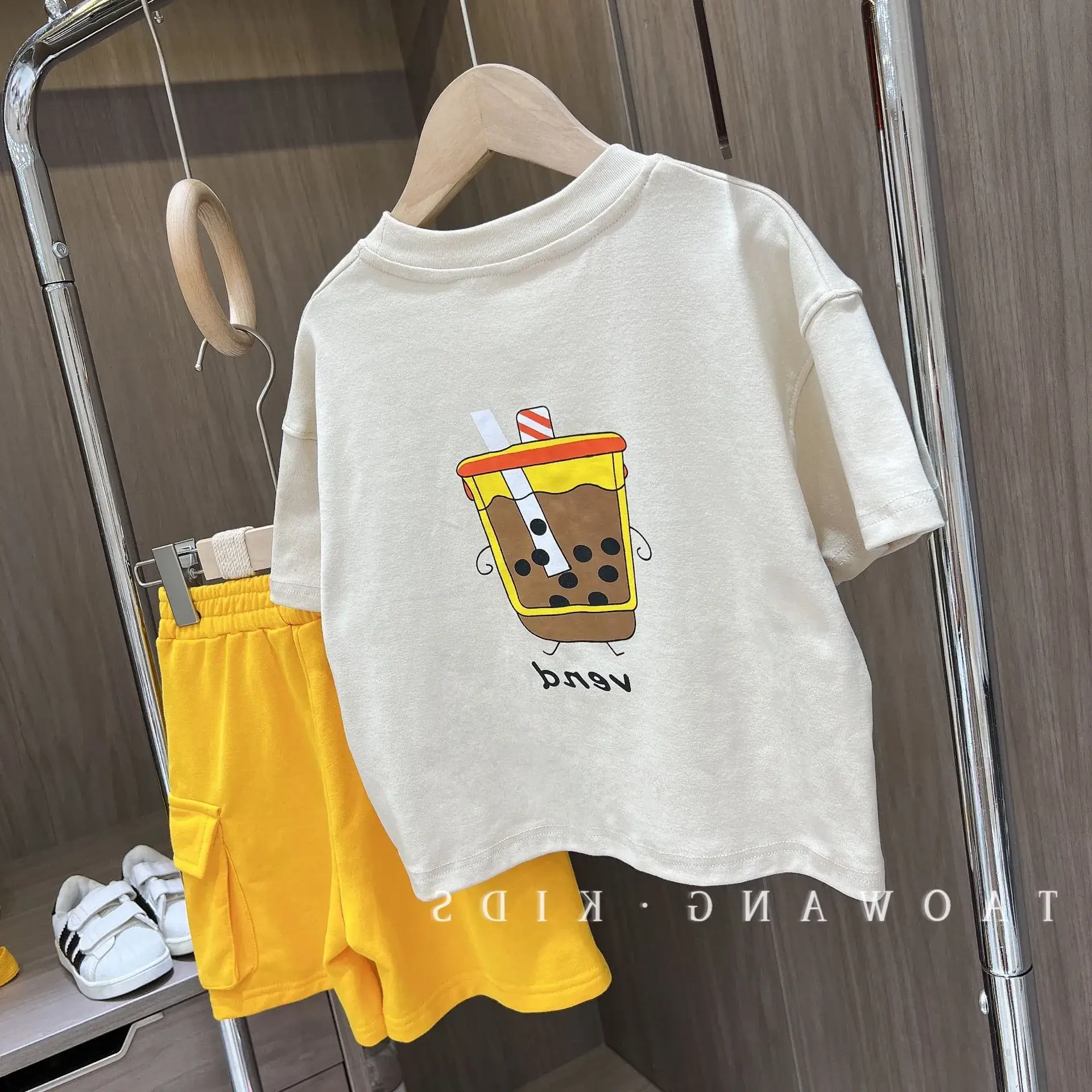 Family Matching T-Shirts 2025 Summer for 3 Kids