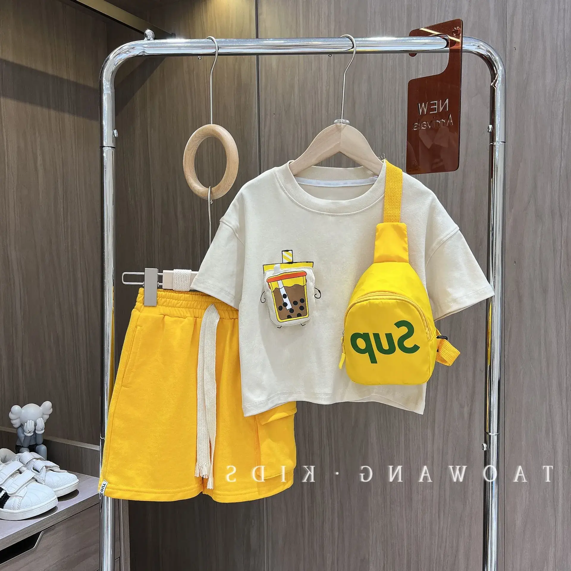 Family Matching T-Shirts 2025 Summer for 3 Kids