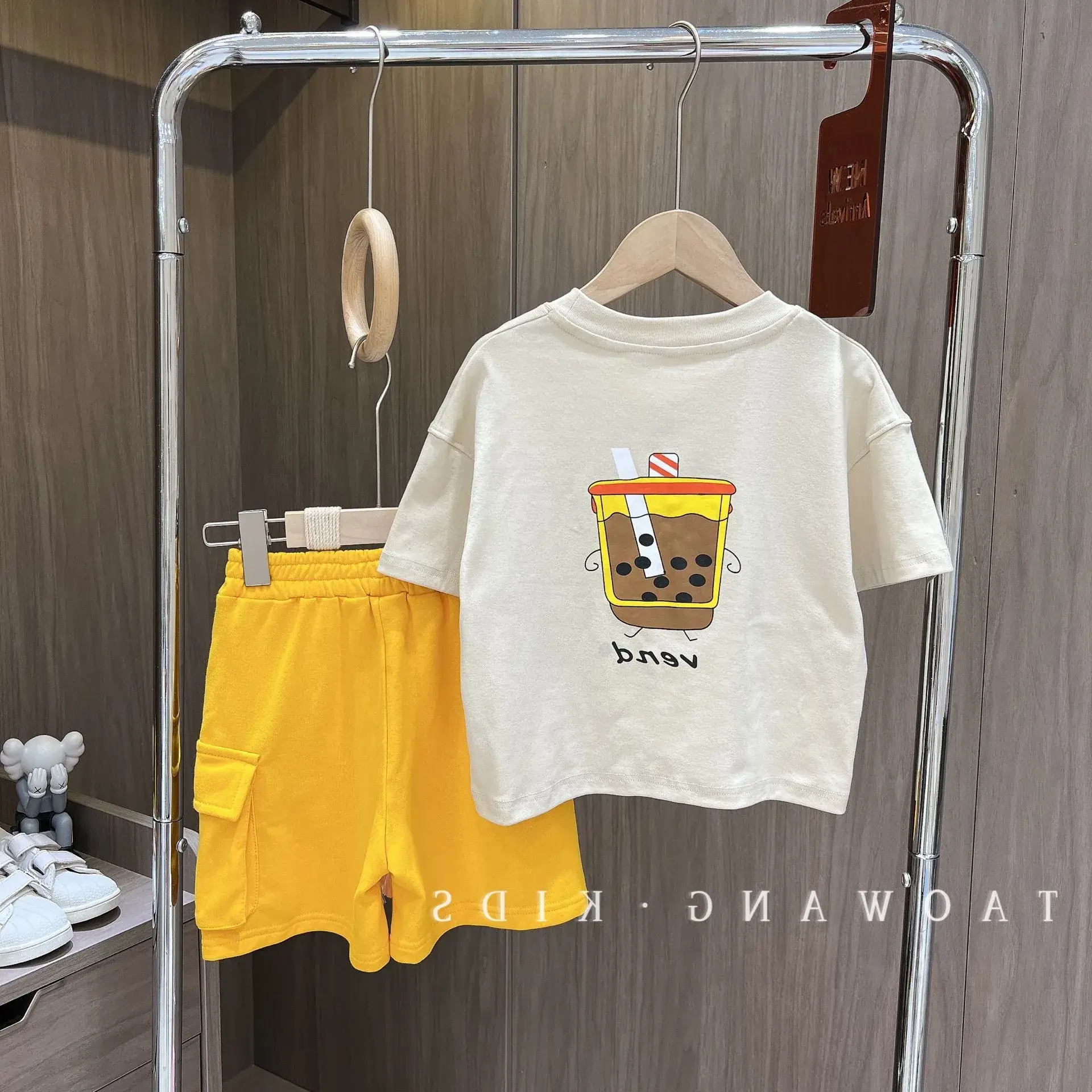 Family Matching T-Shirts 2025 Summer for 3 Kids