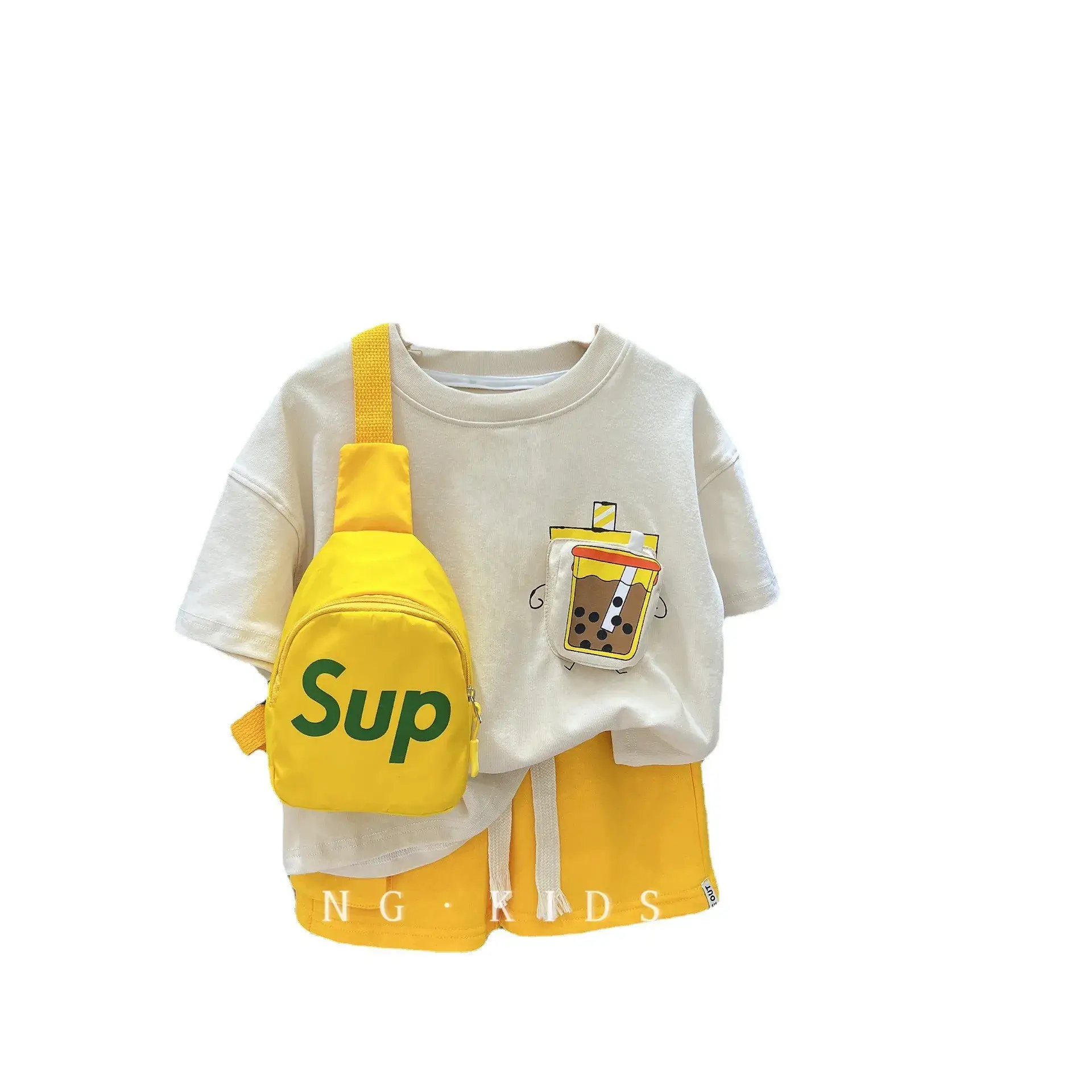 Family Matching T-Shirts 2025 Summer for 3 Kids