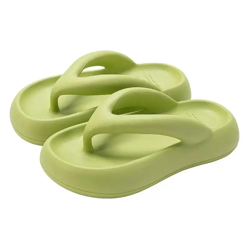 Women Beach Sandals Black Thick Sole 2026