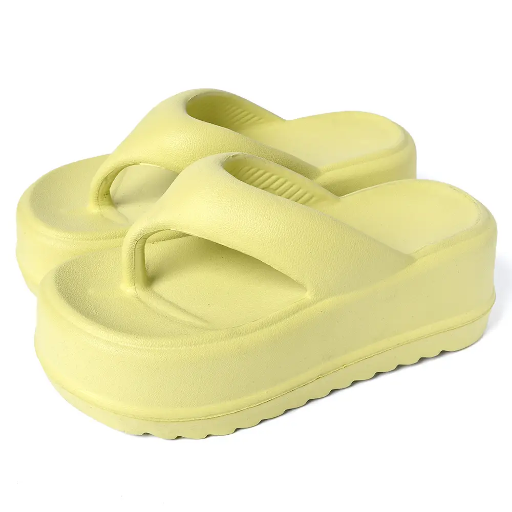 Women Beach Sandals Black Thick Sole 2026