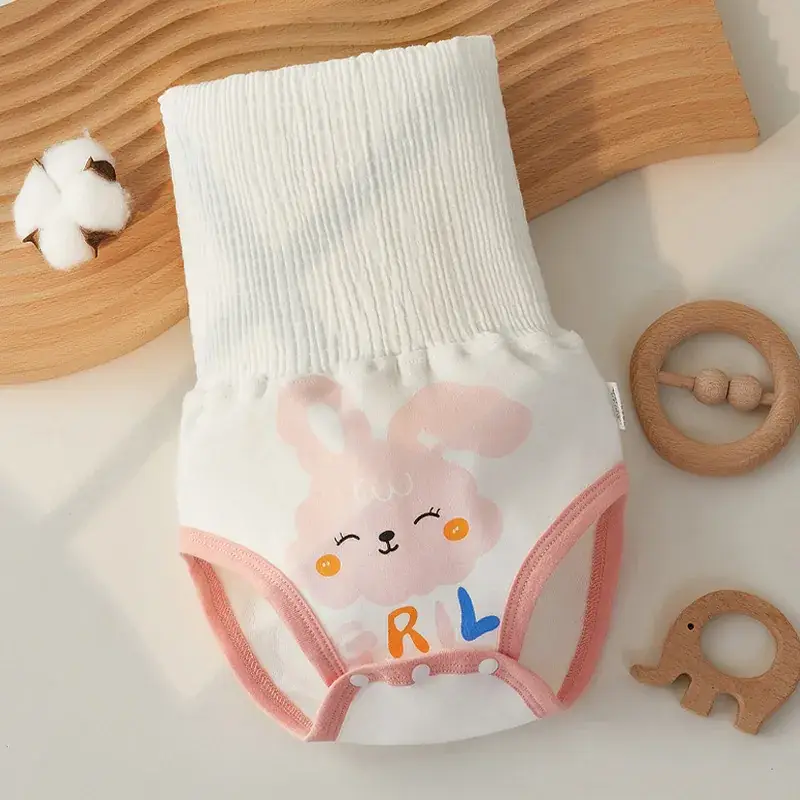 Baby Belly Protector NWA Cotton High Waist Pants - Image 3