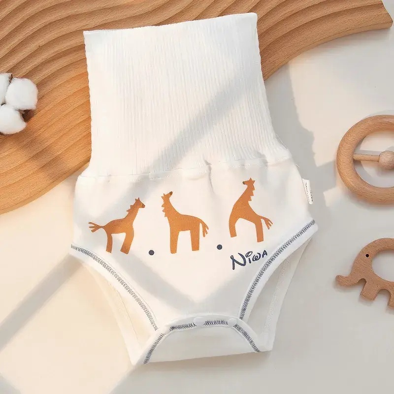 Baby Belly Protector NWA Cotton High Waist Pants - Image 5