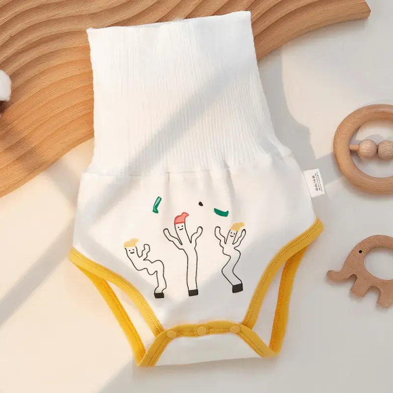 Baby Belly Protector NWA Cotton High Waist Pants - Image 7