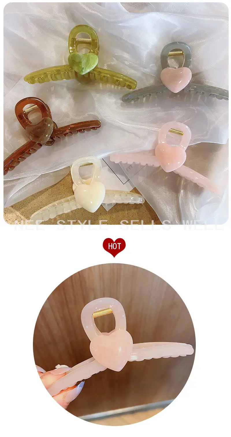 Elegant Jelly Hair Grasp Clips for Women — feature 1