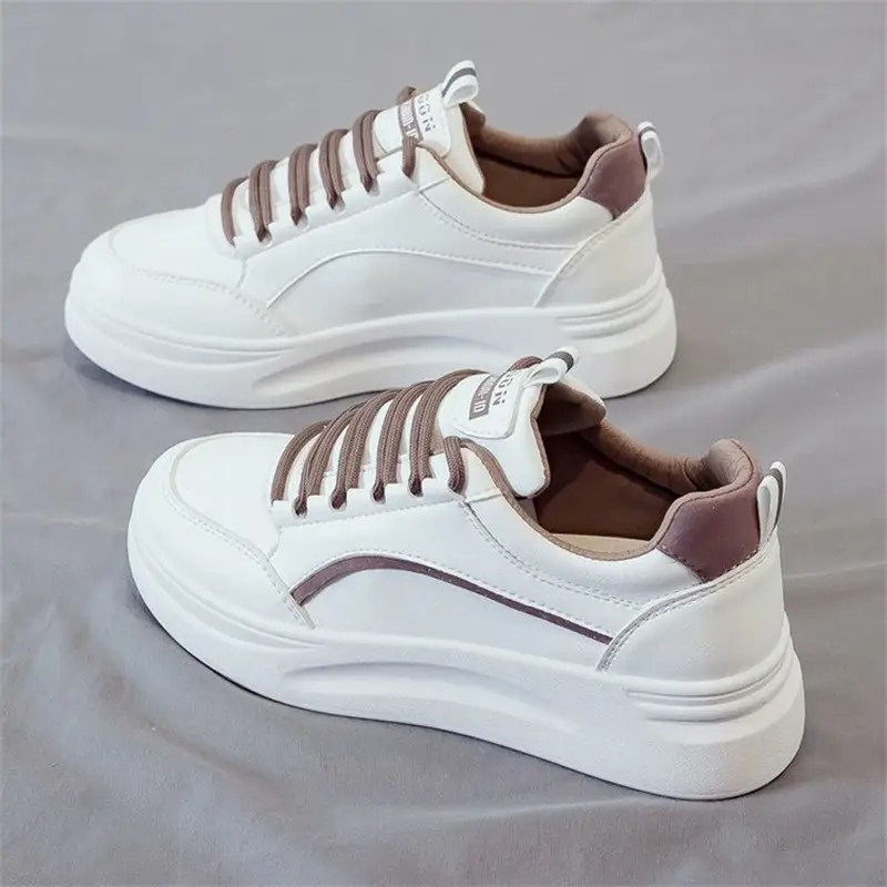 Trendy Brand White Shoes Women's Summer Slimming Trendy Shoes Korean Style Thick-soled Casual Shoes Stylike All-match Student Ins Sneakers for Women - Image 4
