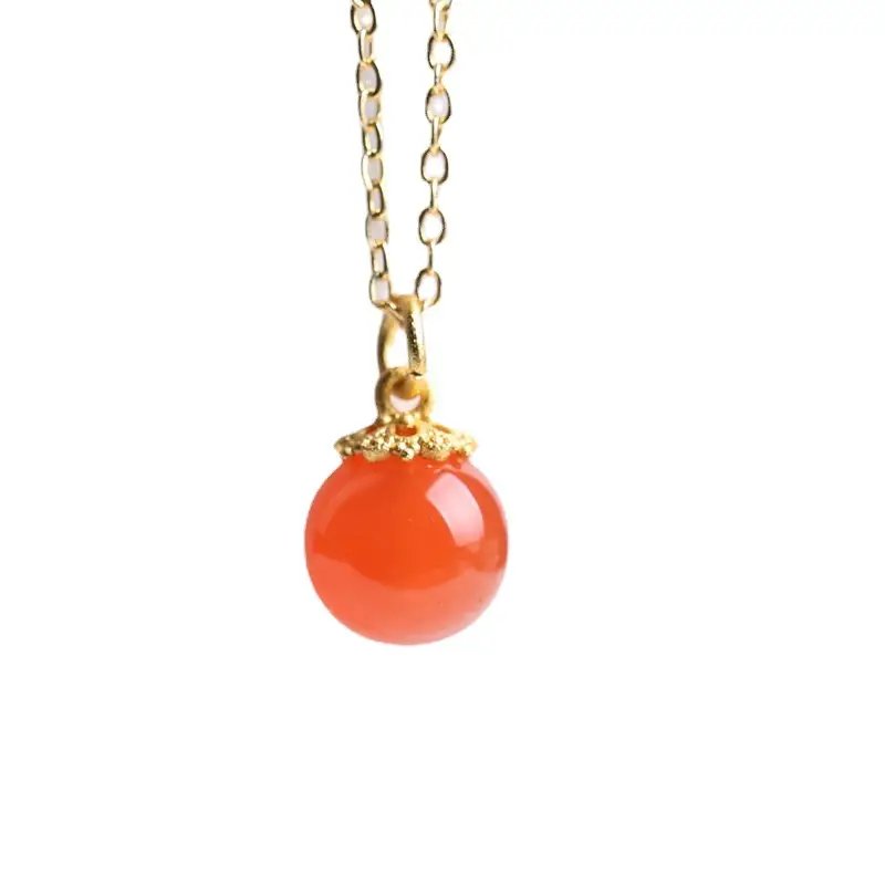 Candy Color Agate Transfer Bead Necklace for Women - Image 6