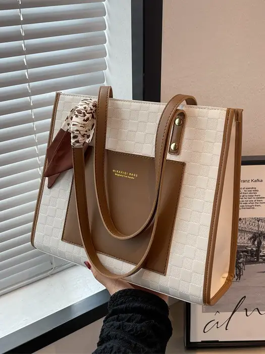 Large Capacity Women's Texturized Shoulder Bag 2023