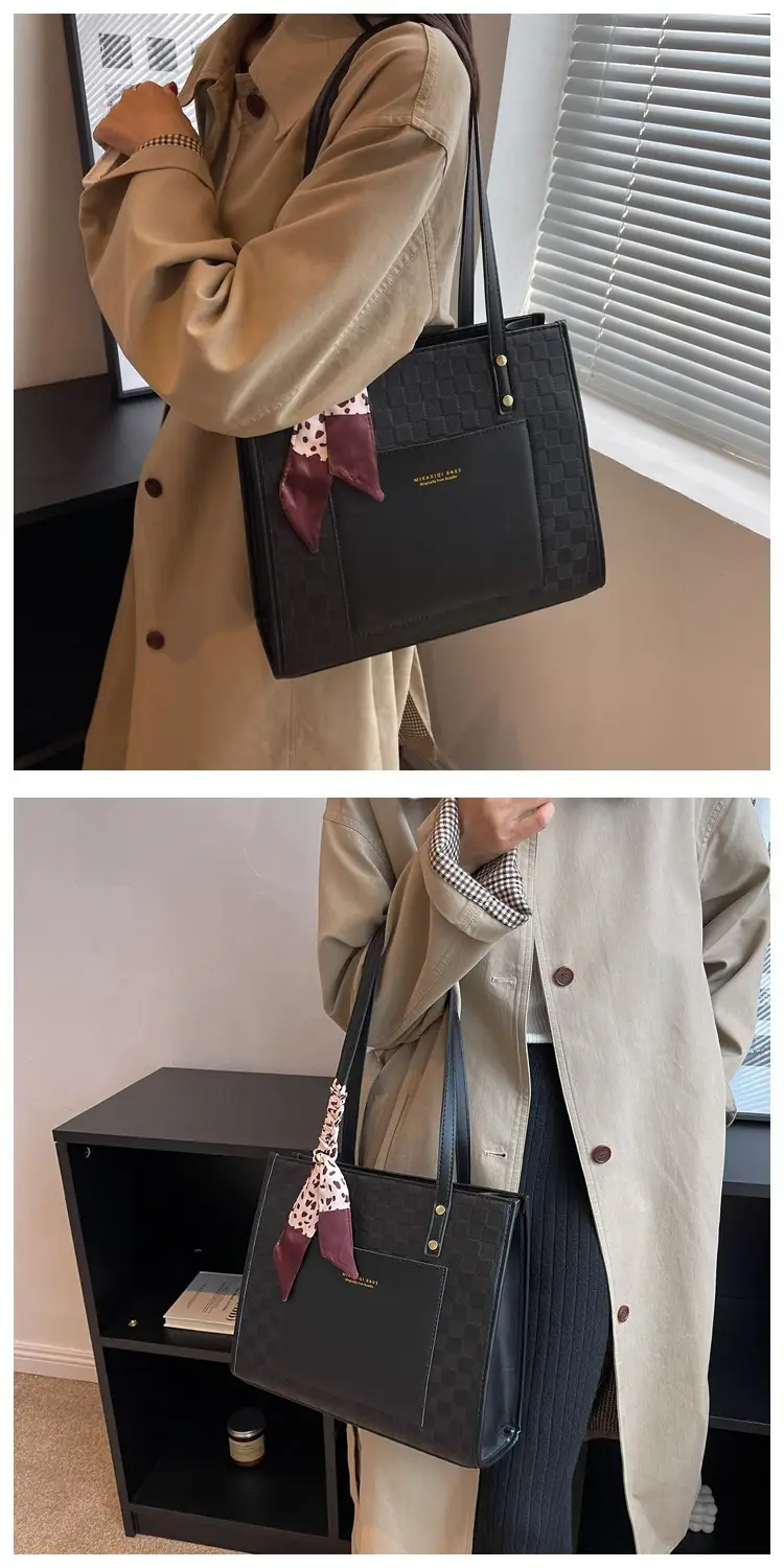 Large Capacity Women's Texturized Shoulder Bag 2023 — feature 10
