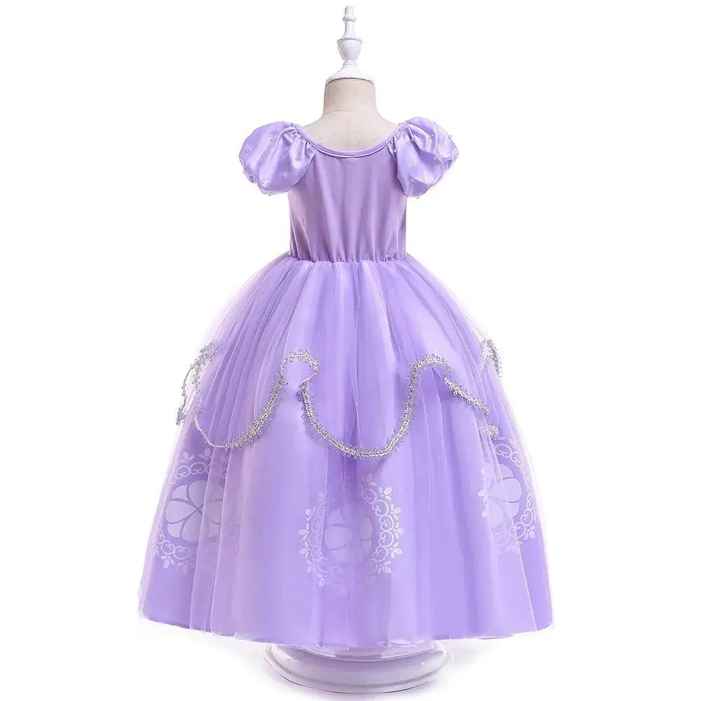 Sophia Princess Dress Purple Little Princess Halloween Party