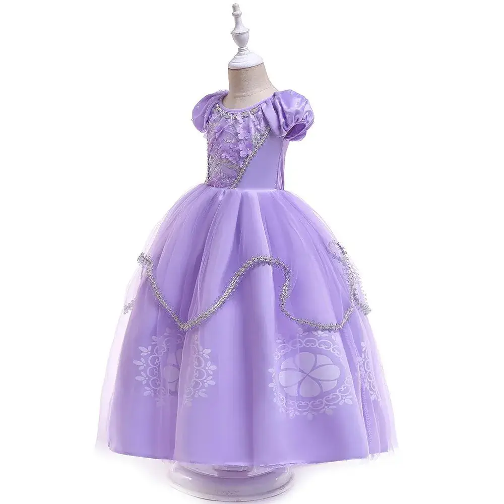 Sophia Princess Dress Purple Little Princess Halloween Party