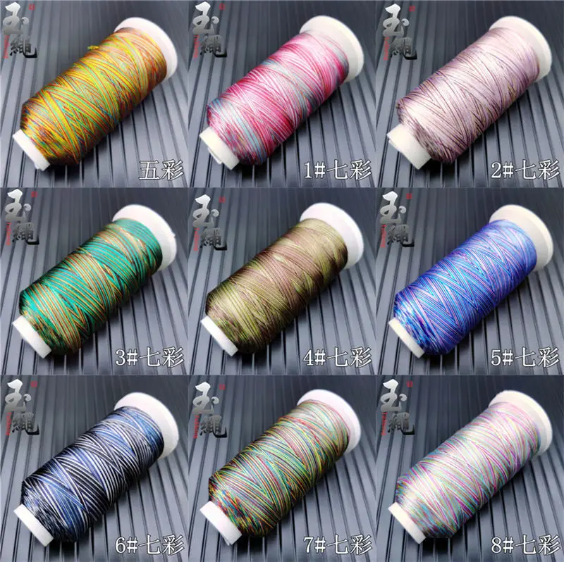 Ice Silk Tassel Thread 0.3 Bright Light 3 Strands — feature 12