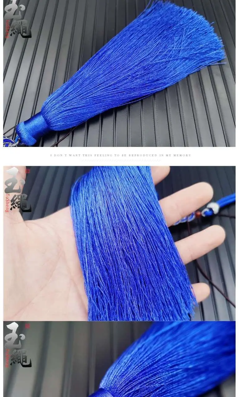 Ice Silk Tassel Thread 0.3 Bright Light 3 Strands — feature 7