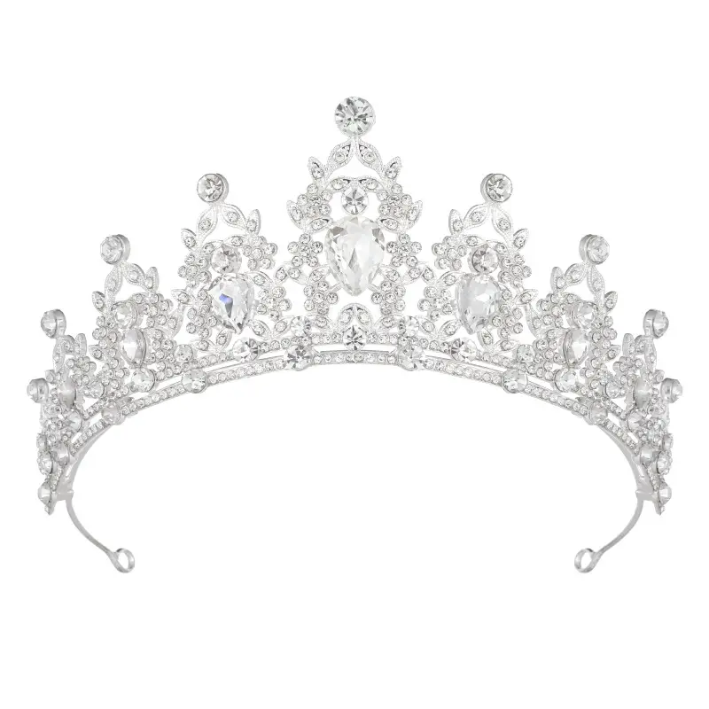 Cross-border White Alloy Crown Hair Accessory for Bachelorette Party — feature 7