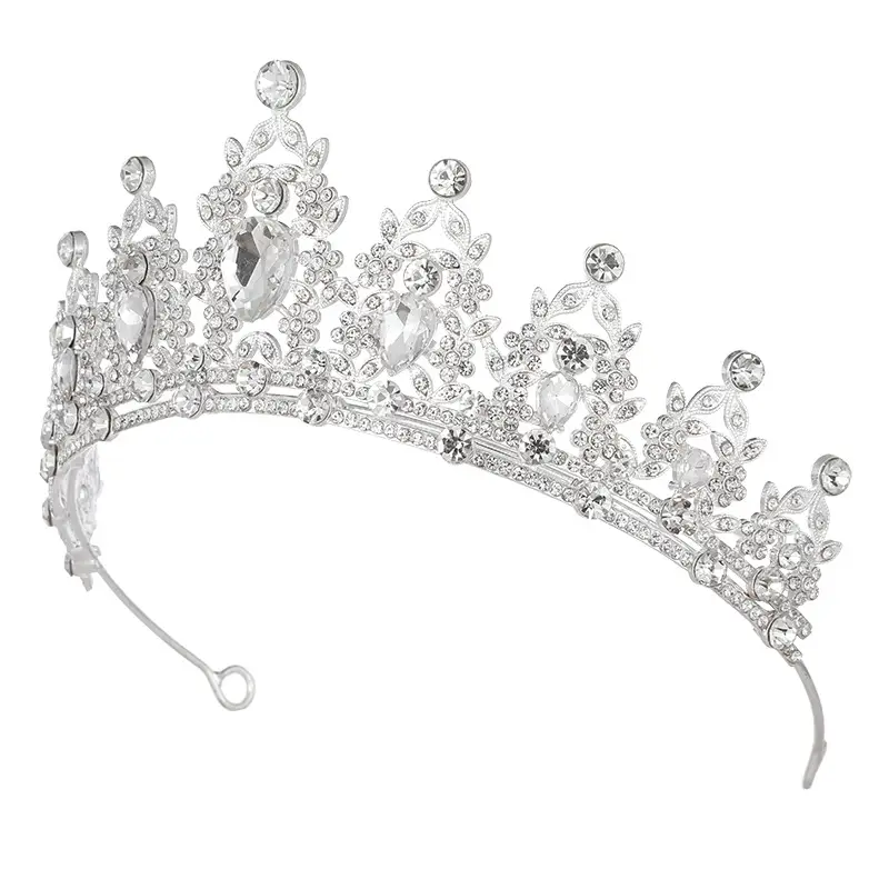 Cross-border White Alloy Crown Hair Accessory for Bachelorette Party — feature 8