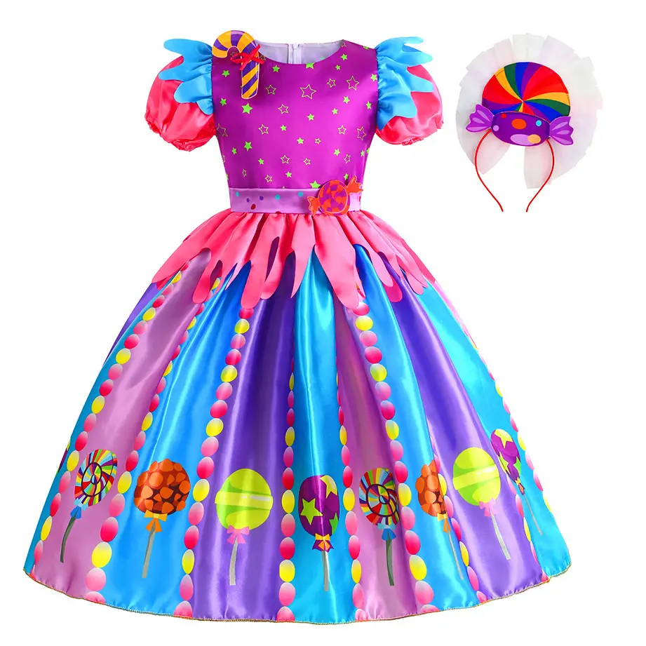 White Mesh Candy Skirt for Kids Halloween Christmas — feature 12