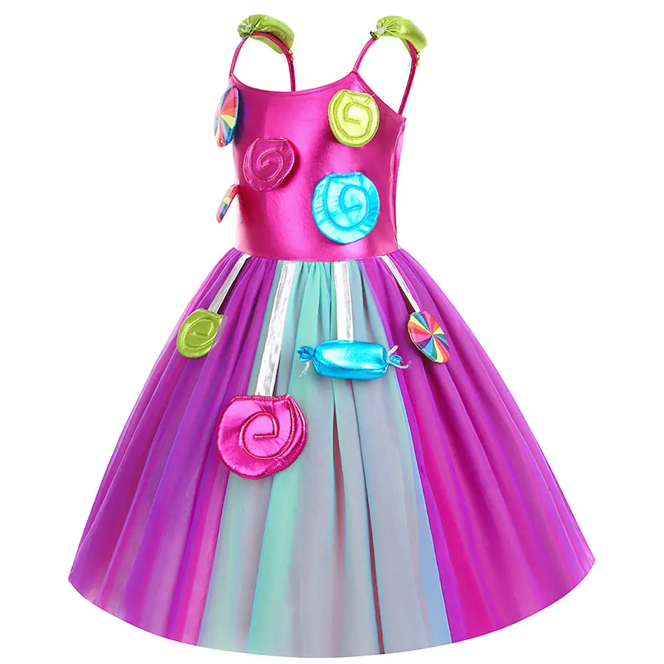White Mesh Candy Skirt for Kids Halloween Christmas — feature 3