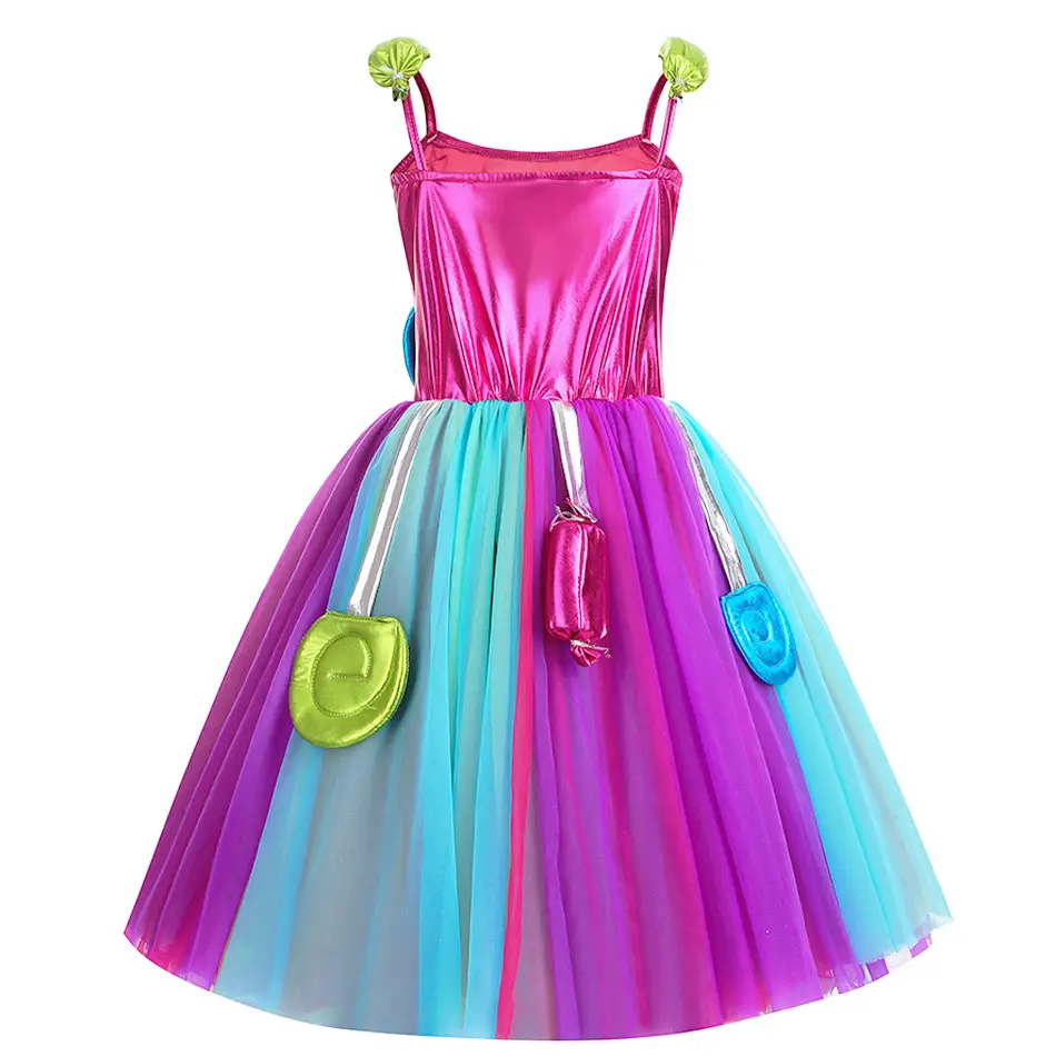 White Mesh Candy Skirt for Kids Halloween Christmas — feature 4