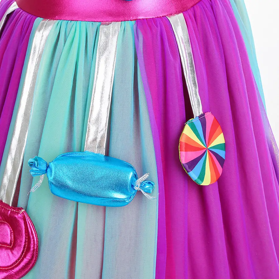 White Mesh Candy Skirt for Kids Halloween Christmas — feature 8