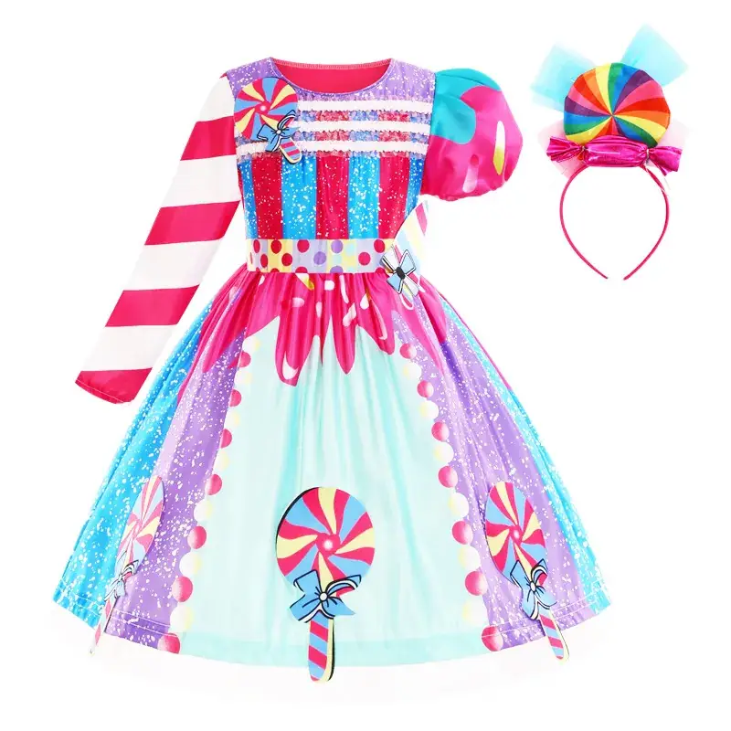 White Mesh Candy Skirt for Kids Halloween Christmas - Image 3
