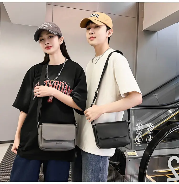 Men's Grey Satchel Shoulder Bag 2024 — feature 20