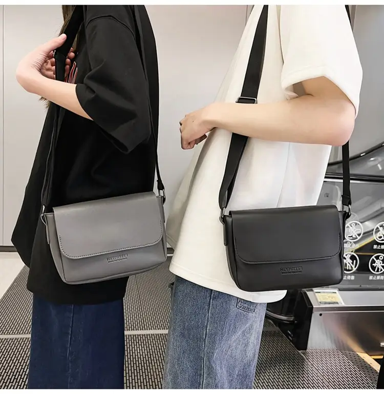 Men's Grey Satchel Shoulder Bag 2024 — feature 24