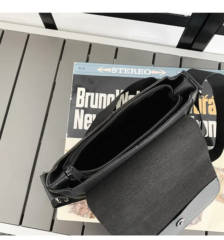 Men's Grey Satchel Shoulder Bag 2024 — feature 38