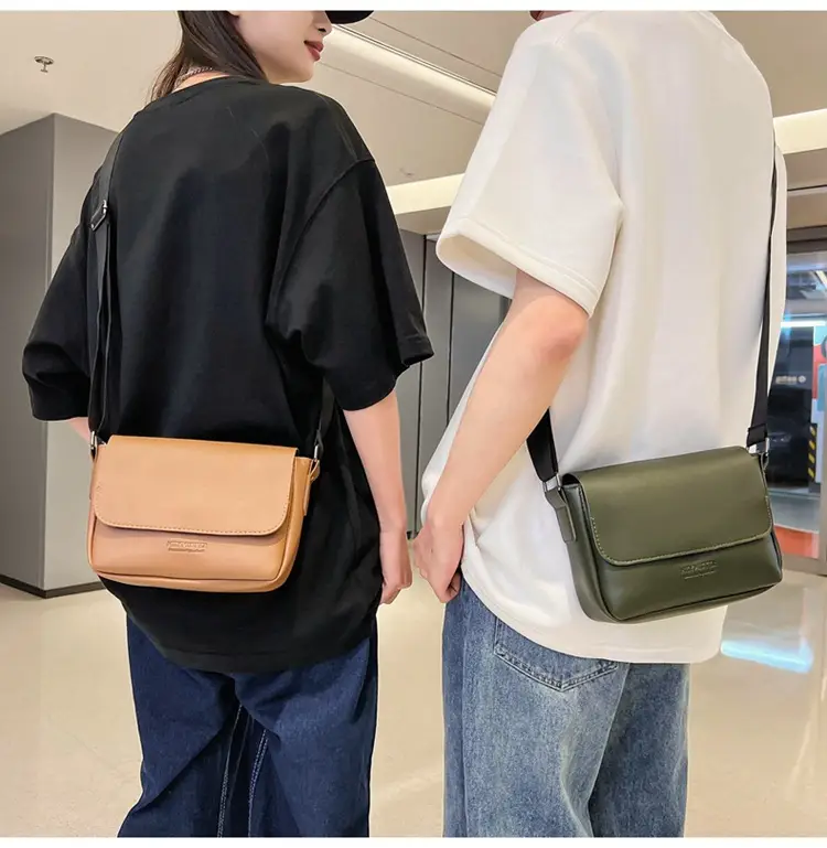 Men's Grey Satchel Shoulder Bag 2024 — feature 39